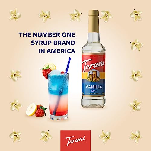 Torani® Vanilla Syrup (750 Ml /25.4 Oz ) #TOP4