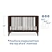 Delta Children Ollie 4-in-1 Convertible Crib - Greenguard Gold Certified, Walnut Espresso