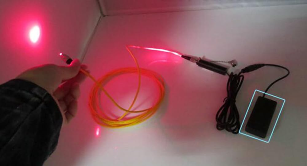 650nm Fasergekoppelter Laser Single Mode Ausgang FC Schnittstelle Circular Dot Red Laser