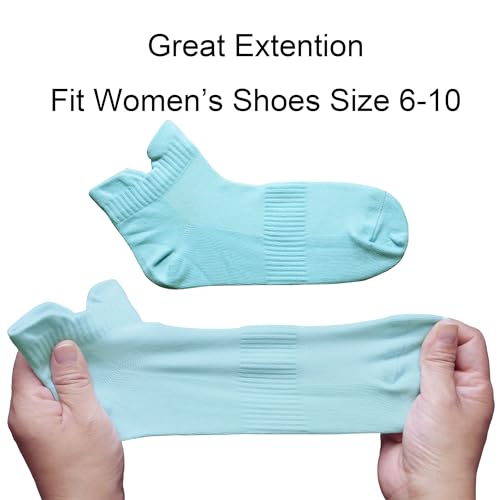 Image of Womens Anti Odor Breathable Moisture Wicking Sports Cotton Low Cut /Quarter Crew Socks for Athletes Foot