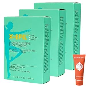 X-Epil Haarbleichcreme Extra Sensitive 2x 40 ml