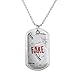 GRAPHICS & MORE Donald Trump Fake News Military Dog Tag Pendant Necklace with Chain