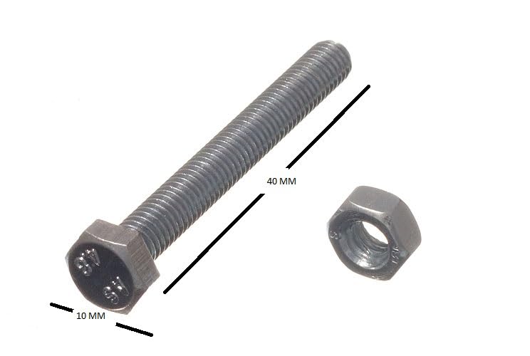 4 Viti A Tappo Testa Esagonale 1/2-13 X 2-1/2
