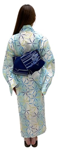 Dita ENSHU Women's Traditional Easy Wearing Kawaii Yukata Robe(Japanese Casual Kimono) Full Set 43