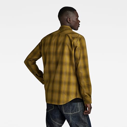 G-Star RAW Herren Marine Slim Hemd, Mehrfarben (Tobacco Vanderbilt Check D20165-D412-G094), M – Ansicht 3