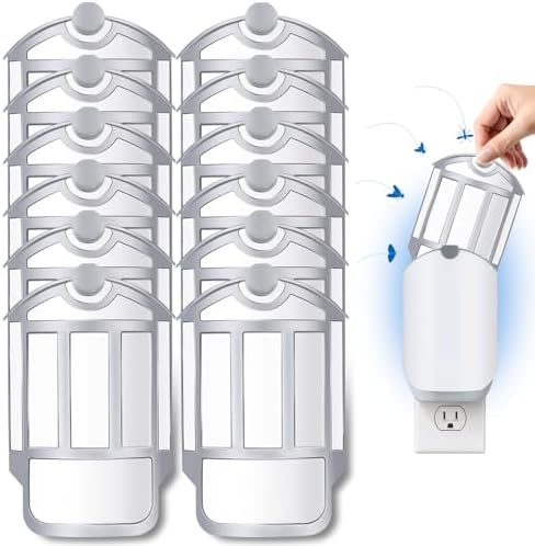 8-Pack Refill Cartridge Kit For Plug-in Insect Trap – Replacement For M364 & Max Models, Flying Insect Glue Board Refills