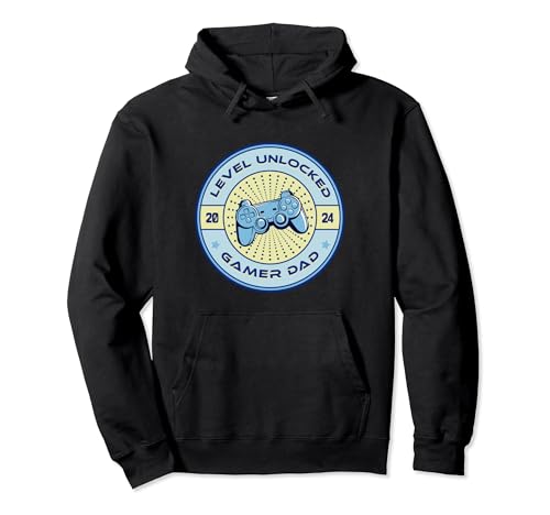 Gamer Dad 2024 Annonce de grossesse de bébé Gamers Merch Sweat à Capuche