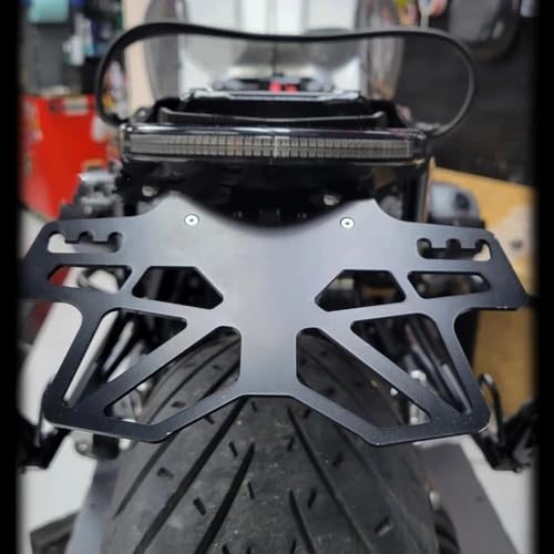 Feu arrière moto BMW R Nine T avec support de plaque d'immatriculation et clignotants - 5