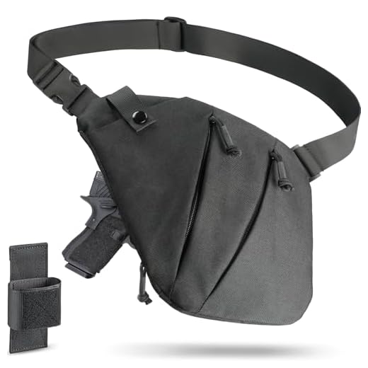WYNEX CCW Sling Bag for Men Women, Tactical Crossbody Concealed Carry Bag