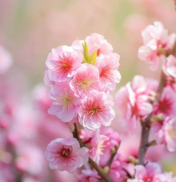 Prunus triloba (Flowering Almond, Flowering Plum) Tree Seeds, Beautiful, Showy Pink Flowers, Attractive Autumn Foliage, Seeds by MySeeds.Co, You Choose The Amount (0.5 oz)