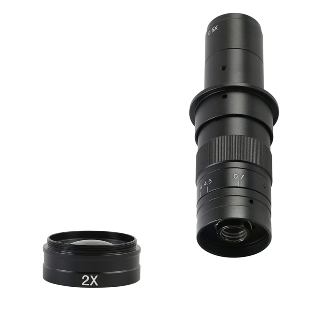 Handheld digital microscope accessories 2.0X 0.75X 0.5X 0.35X Auxiliary Objective Glass Lens For 180X Lens Portable Microscope accessories (Color : SET-I AZK)