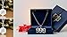 YTDYTD Custom Lucky Number 67 111 222 333 444 555 666 777 888 999Stainless Steel Necklace, Hiphop Punk Rock Pendant Titanium Jewelry, Numerology Gift for Women & Men (999)