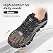 Mens Walking Shoes Blade Fashion Sneakers Casual Lace up Tennis Running Athletic Sport Trainers Zapatillas para Hombre Black/Gold