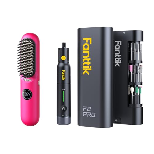 Fanttik F2 PRO Kit rotatorio inalámbrico y cepillo alisador