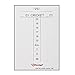 Piero Lorenzo Magnetic Dry Erase Dart Scoreboard - Cricket and 01 Dart Games - 17" x 11" | 14" x 10" - White with Black Frame (14" x 10")