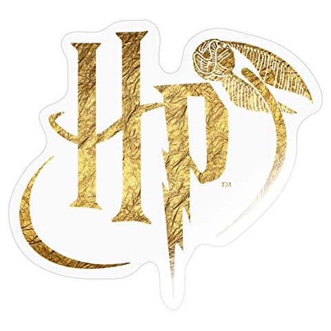Spreadshirt® Harry Potter Golden Snitch Logo Sticker, One Size, transparent glossy Cover