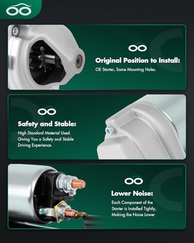 Image of SCITOO Starter Motor fit for Lombardini For DIESEL ENGINE LDW SERIES LDW1204 LDW1204T LDW502 LDW602 Replacement Starter 19670