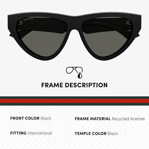 Gucci GG1333S Designer Cat-Eye Shape Women Sunglasses Eyewear with Non-Polarized Lenses - Epitome of and Style2