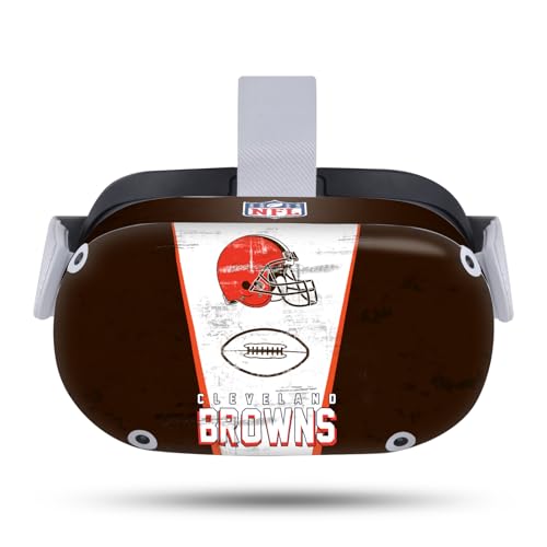 Skin Meta Quest 2 Cleveland Browns - Évitez les rayures avec ce vinyle NFL
