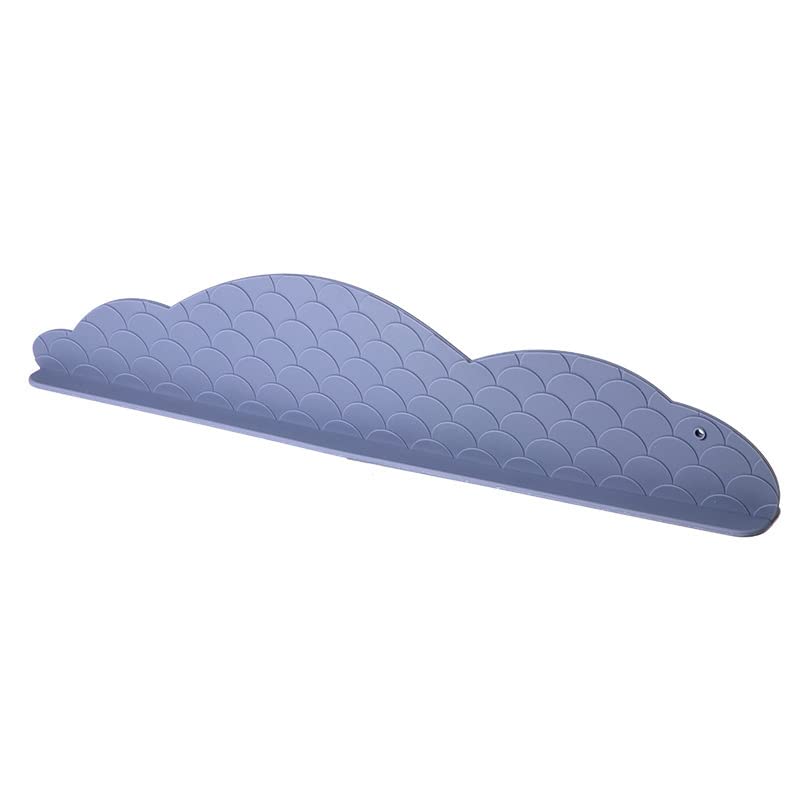 Premium Silicone Sink Splash Guard – Strong Suction, Non-Slip Splash Protector for Kitchen, Dishwashing & Cooking – Easy to Clean, Durable (Blue)