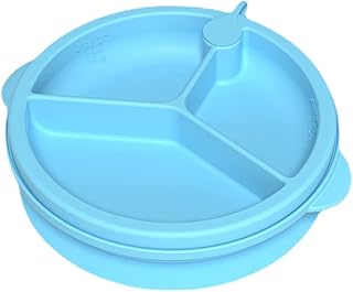 Totority Prato Infantil Cheio De Água Bandeja De Comida Infantil Bandeja De Servir Comida Bandejas Para Comida Descanso De Utensílio De Silicone Bandeja De Silicone Talheres Infantis