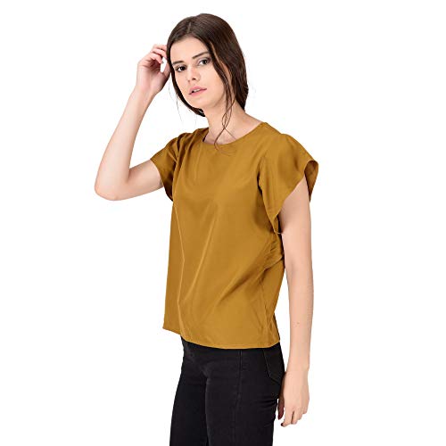 Image of OOMPH! Women's Crepe Tank Top - Pineapple Yellow