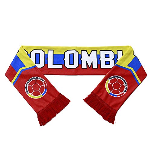 QTKJ Colombia 2018 World Cup Fans Scarf National Team Scarf Flag Banner Football