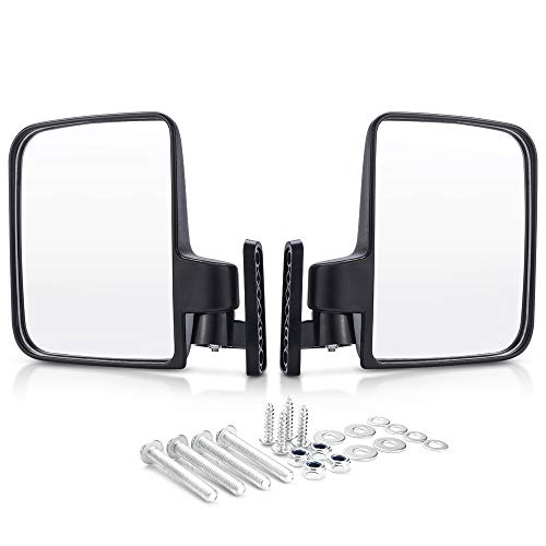 MICTUNING Golf Cart Mirrors Side View Mirrors Compatible with Club Car, EZGO, Yamaha