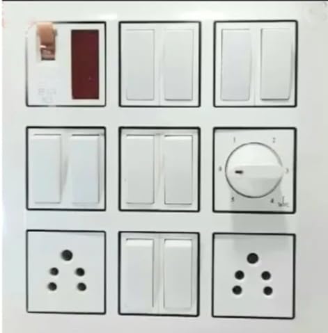 BAHUL Wall Board | Modular Board 56 6 A Two Pin Socket-picture-30