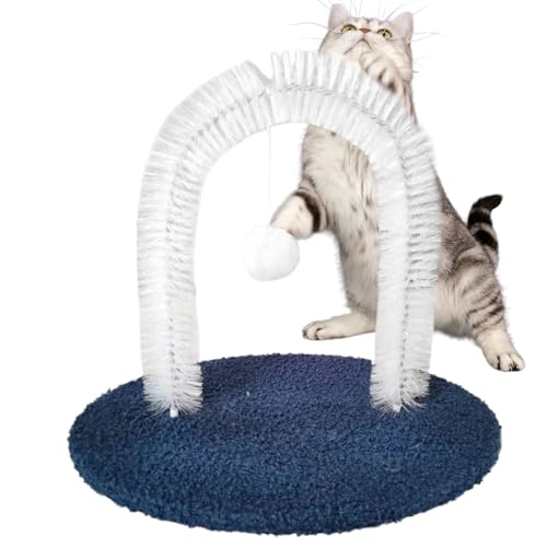 Poteau à frotter autolissant pour chat d'intérieur avec tapis de griffage