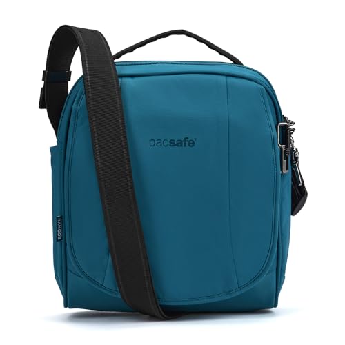 Pacsafe Metrosafe LS200 7 Liter Anti Theft Crossbody/Shoulder Bag - Fits 10 inch Tablet, Tidal Teal