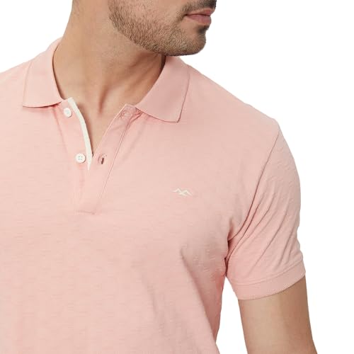 Image of MUFTI Mens Polo Collar Half Sleeve Slim Fit T-Shirts