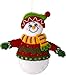 Bucilla Felt Applique 6 Piece Ornament Making Kit, Snow Much Fun, Perfect for DIY Arts and Crafts, 89492E