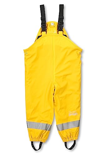 Sterntaler Unisex Kinder Regenträgerhose Gefüttert Rain Pants, Gelb, 116