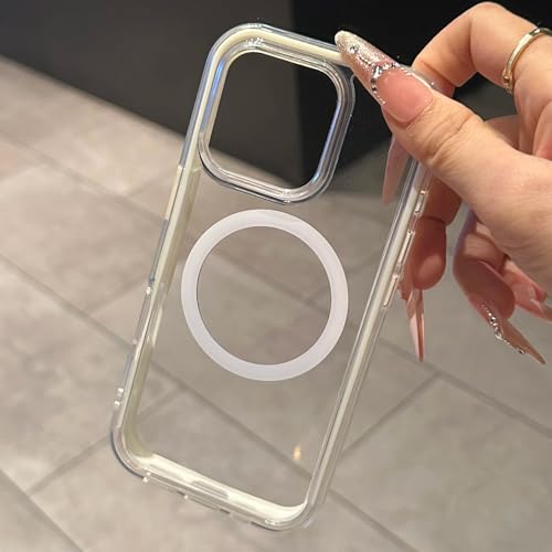 Coque iPhone 16 Pro transparente silicone souple chargement sans fil