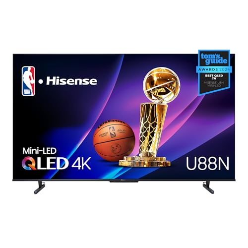 Hisense 55U88N-55 inch Mini-LED PRO 4K QLED 144Hz Google TV with ...