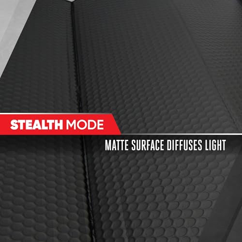 Image of Motor Trend Accordion Black Car Windshield Sun Shade - Car Sun Visor Sun Shade for Windshield - Window Shades for SUV & Truck - Dash Cover Sun Protection Window Shade Accessories - 58 inch x 24 inch