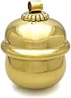 kkpro①　古銅製　お寺の鈴　大型 本坪鈴　④小型　5個まとめて　カ10 kkpro① 古銅製 お寺の鈴 大型 本坪鈴 ④小型 5個まとめて