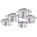 Price comparison product image Fissler Original Professional Collection Stainless Steel Saucepan Set, 5-Piece Saucepan Set, Saucepans with Lid, Induction, All Hob Types (2 Saucepans, 2 Casseroles)