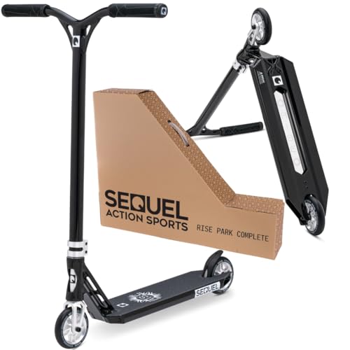 Image of Sequel Rise Stunt Scooter - Complete Pro Trick Scooter with Aluminum Frame, 110mm Wheels, 220 lbs Weight Capacity, Ages 8+