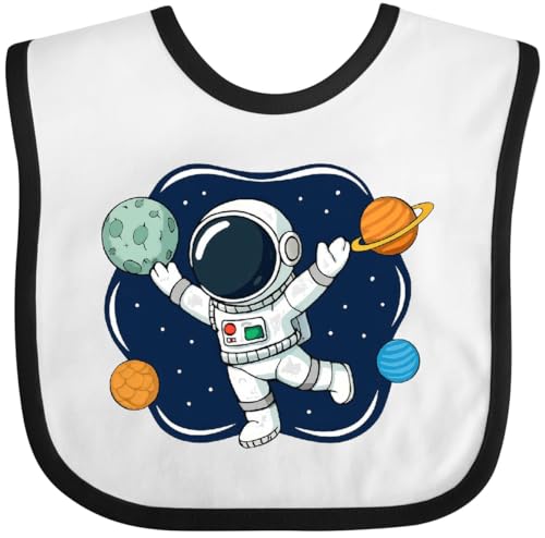 inktastic Outer Space Astronaut Baby Bib