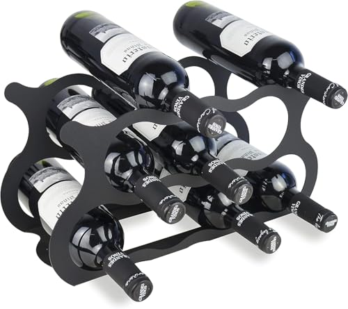 etterr Botellero. Estante para 11 Botellas de Vino. (Negro X 1)