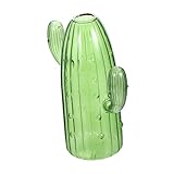 Multifuncional: úselo como florero, florero de plantas hidropónicas o centro de mesa decorativo para adaptarse a diversas necesidades y ocasiones, florero de plantas hidropónicas, de vidrio para cactus