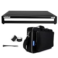 Aluminum Alloy Pedalboard with Fitted Soft Case Hook--loop Tape Zip Ties