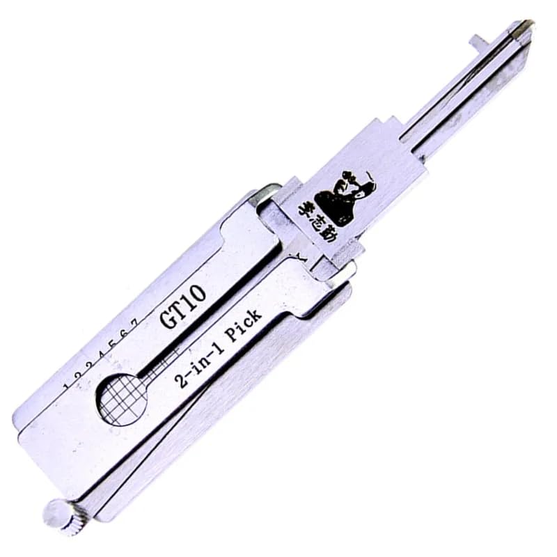 LiShi gt10 - Herramienta de selección y decodificador para cerradura de coche, herramientas profesionales de cerrajería, abridor rápido