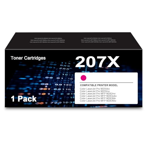 Toner compatible HP 207X magenta W2210X pour imprimante HP Color Laserjet Pro MFP M283fdw M255dw