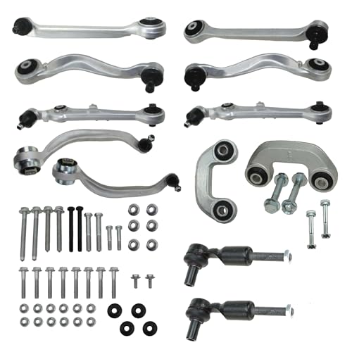 Partsline Kit Complet de Bras de Suspension (12 pièces) compatible avec Passat B5 B5.5, A4 B5, A6 C5, Superb I - 8D0498998