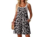 Lepunuo Rompers for Women Plus Size Summer Casual Jumpers Boho Short Jumpsuits Overalls with Pockets Vacation