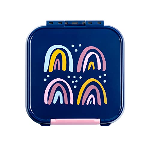 Anton & Sophie Little Lunch Box Co. - kleine Bento Box für Kinder - PERSONALISIERBAR - auslaufsicher - 2 Fächer (Rainbow, ohne Namen) Cover