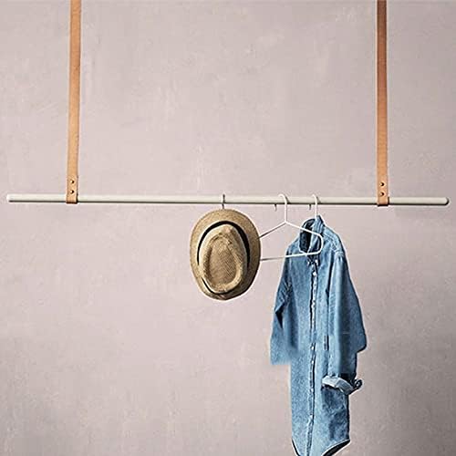 Adjustable Wall-Mounted Clothes Rail, Heavy-Duty Space-Saving Drying Rack & Display Rack for Home & Retail, 150cm Black Clothing Organizer